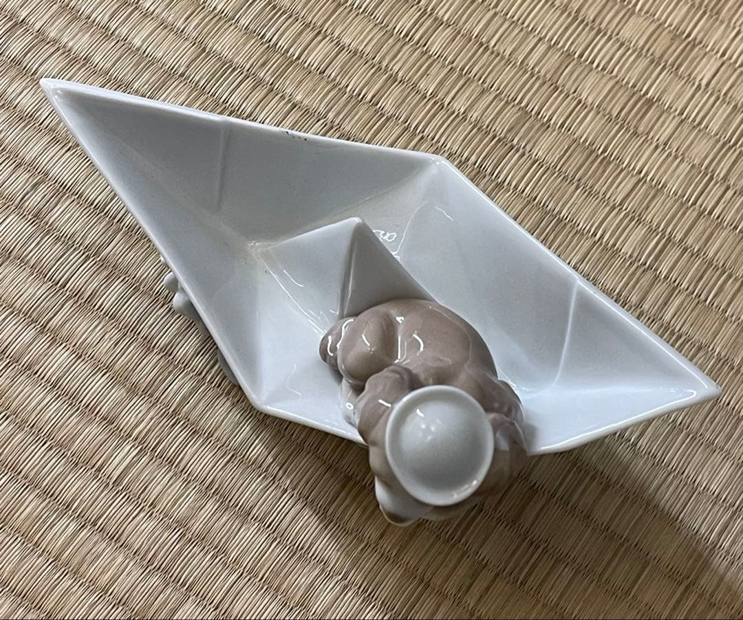LLADRO リアドロ 人形 陶磁器 小さな密航者 箱 保証証 有