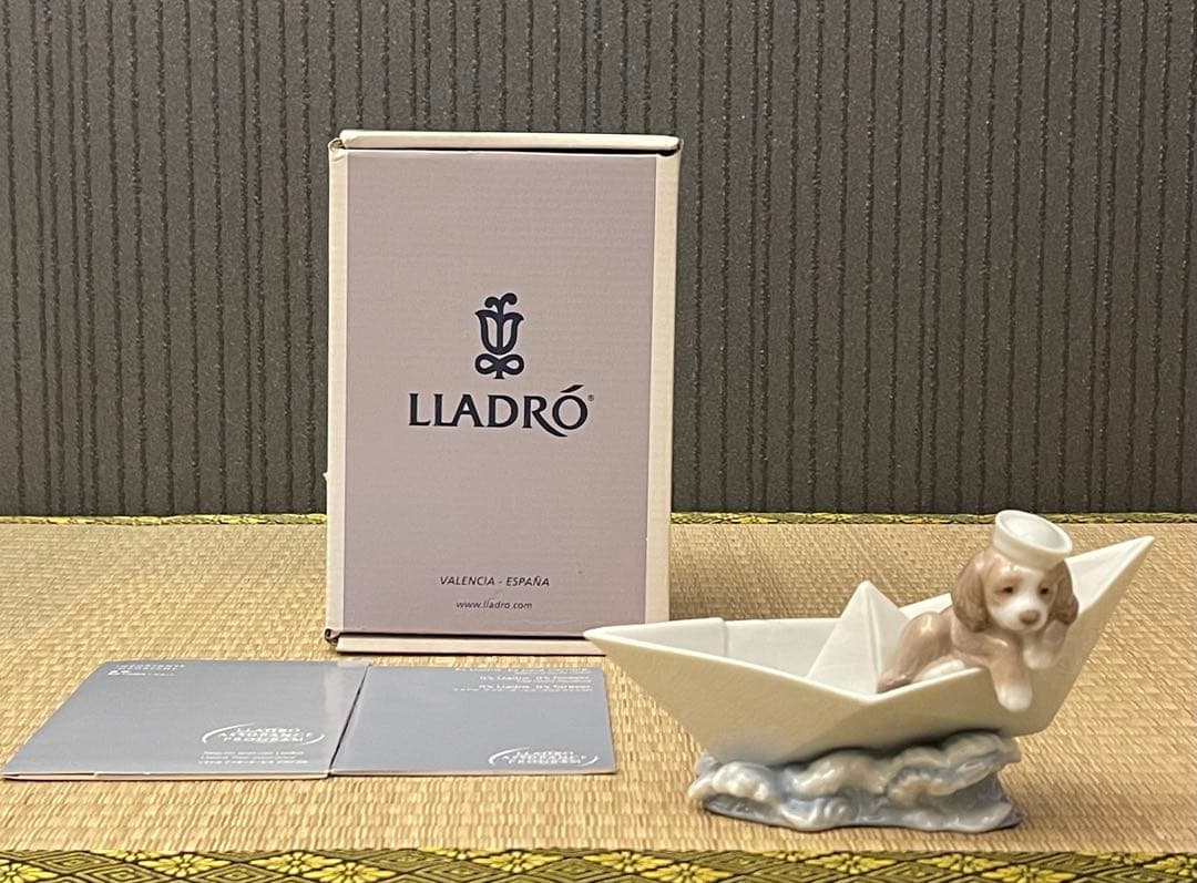 LLADRO リアドロ 人形 陶磁器 小さな密航者 箱 保証証 有