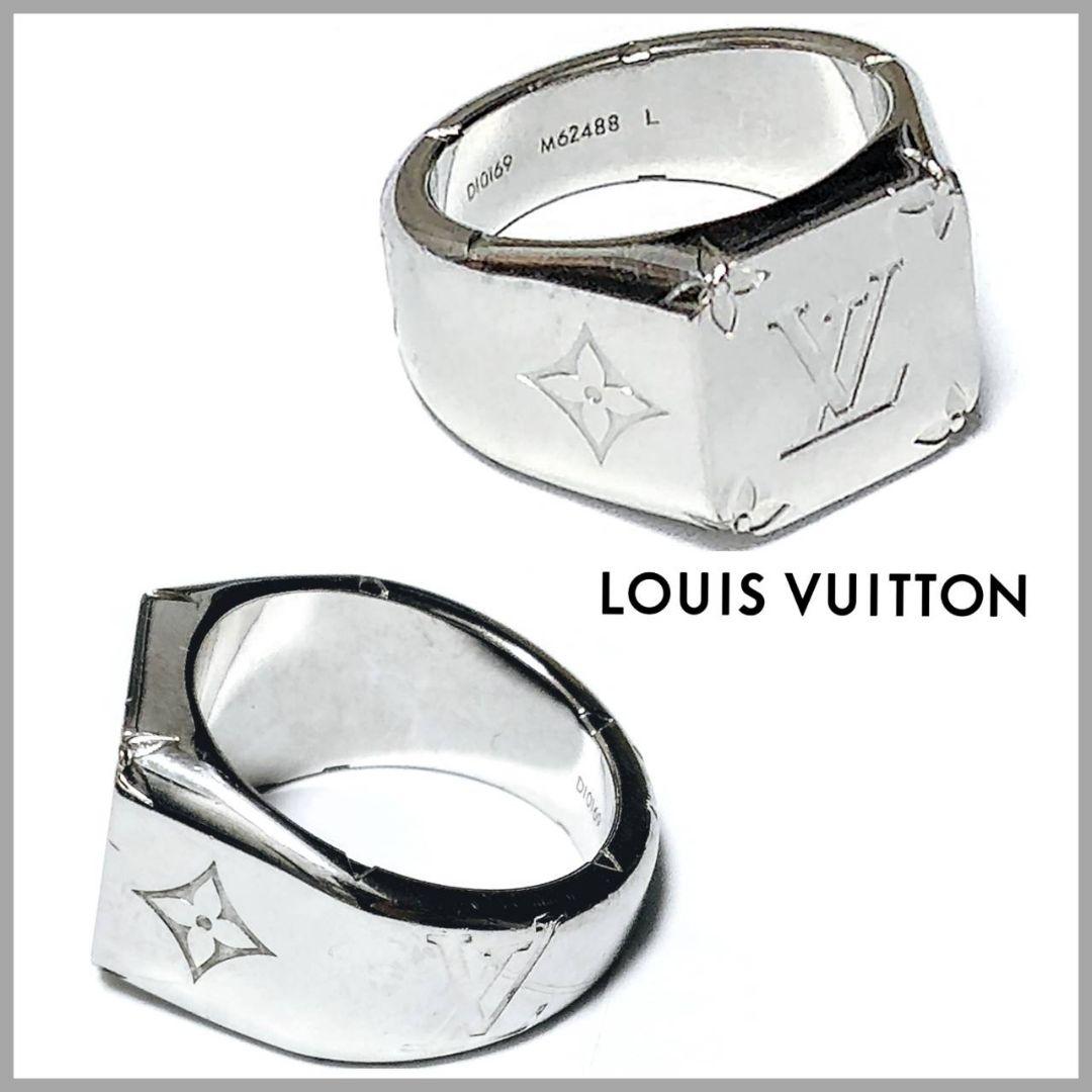 LOUIS VUITTON ルイ ヴィトン✦シグネットリング✦L 21号美品