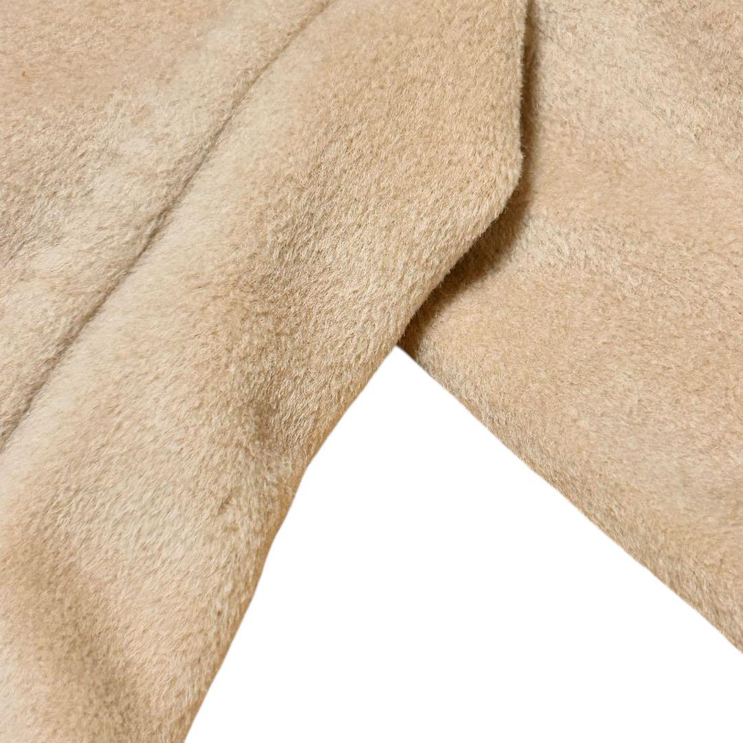 マックスマーラステュディオ ミドル丈コート アンゴラ ウール【L】ベージュ