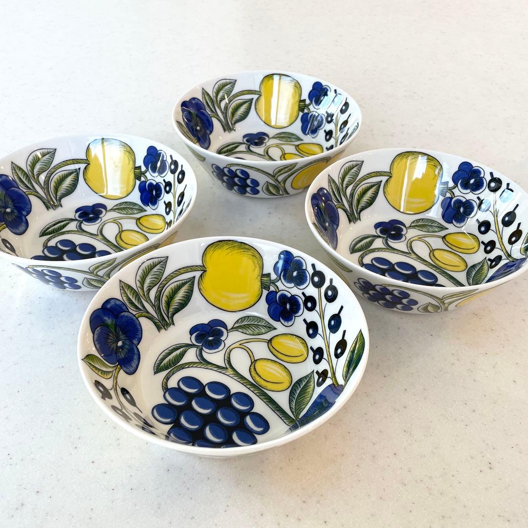 【4個セット】 ARABIA パラティッシ ボウル　17cm カラー