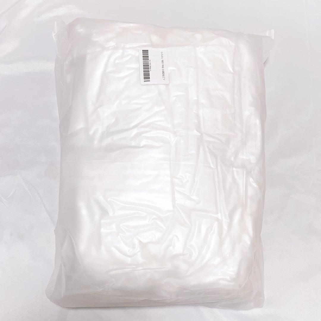 冬用 掛け布団 シングル 超軽量 暖かい 人工羽毛 洗える ホワイト　2枚セット