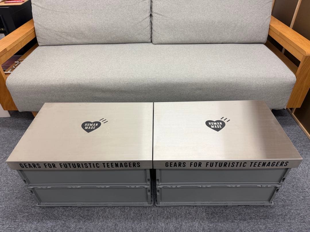 入手困難 human made テーブルトップ 50L コンテナ用 2つセット！