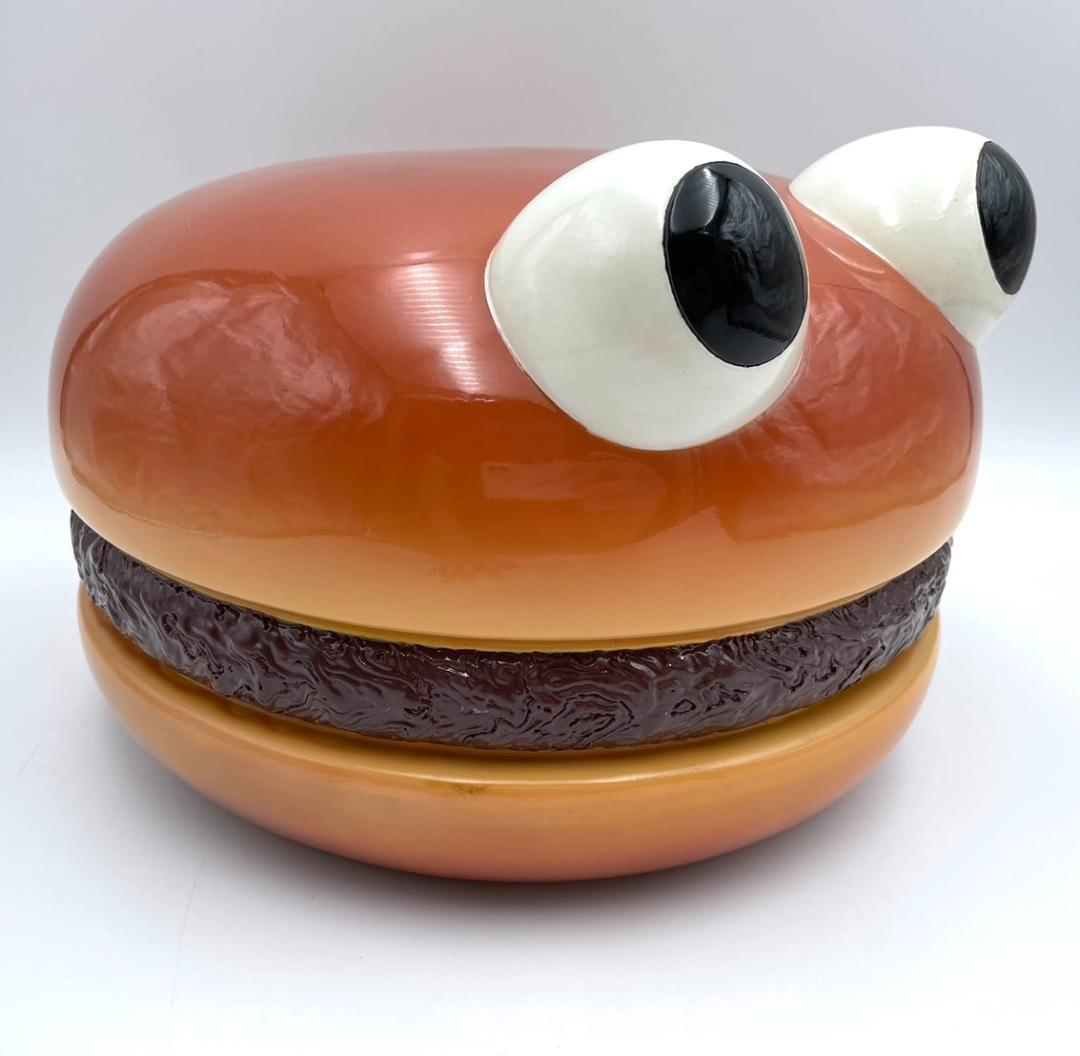 希少！マクドナルド ハンバーガーパッチ ビンテージ 1981年 ディスプレイ