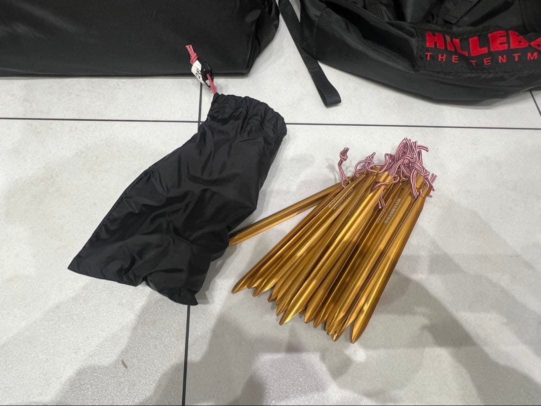 HILLEBERG Atlas グリーン　コネクター&メッシュ窓付き