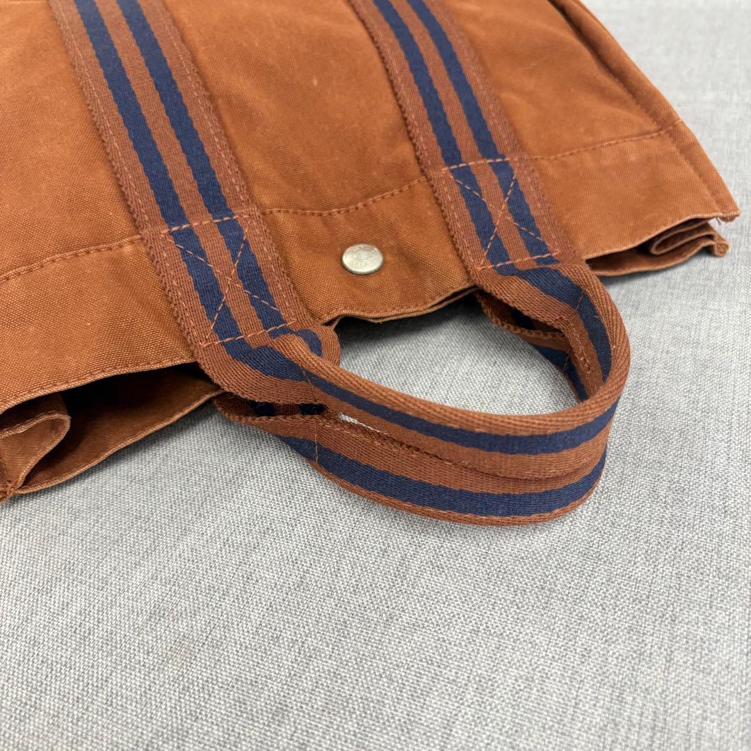 HERMES エルメス トートバッグ フールトゥ PM ブラウン ネイビー