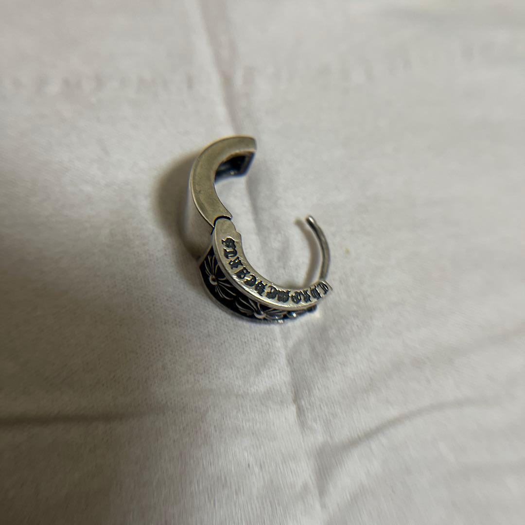 クロムハーツシルバー925 ナローVバントピアス