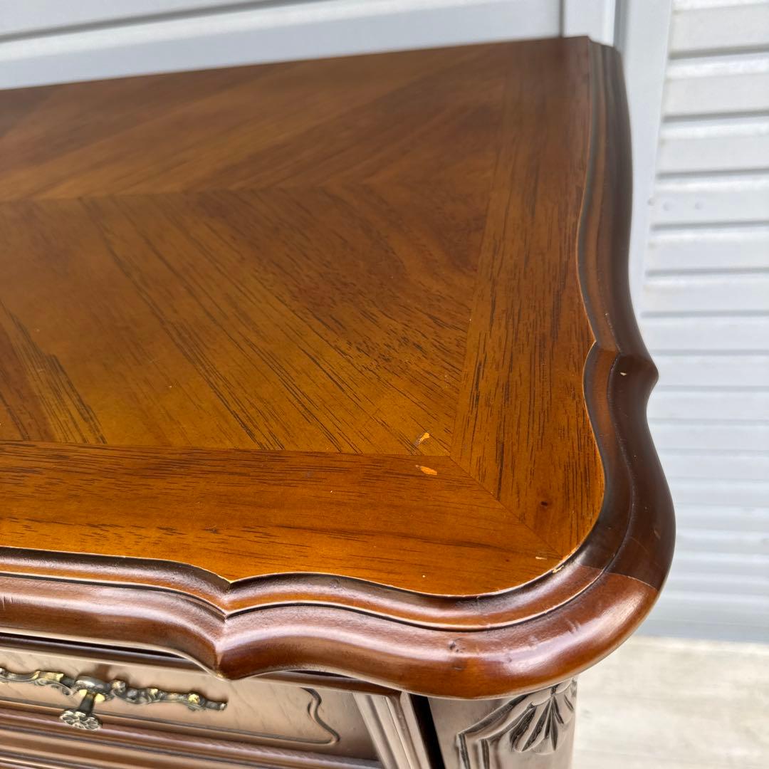 アンティーク調 チェスト 5段レリーフ ヨーロッパ