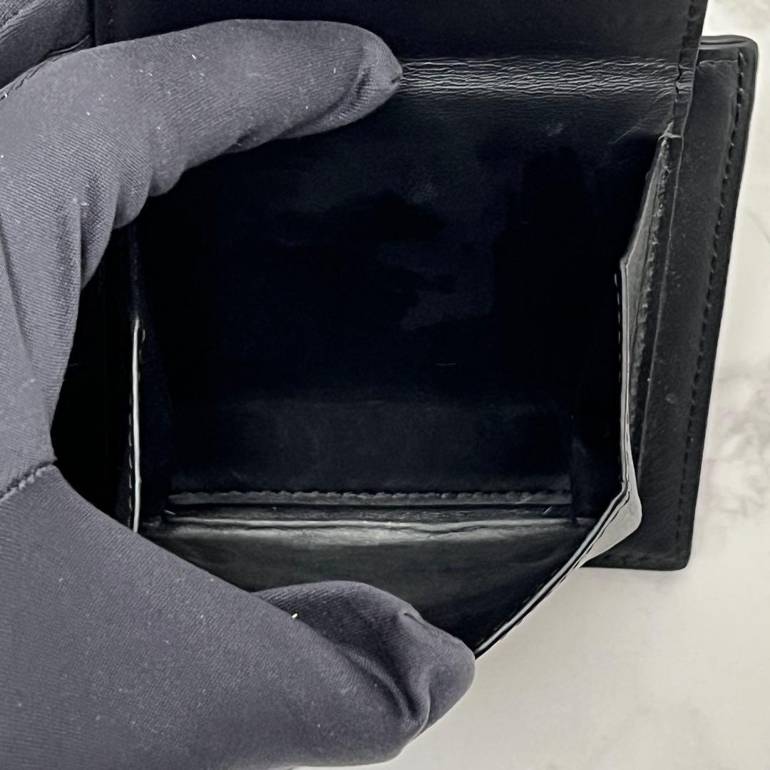 ロエベ バイフォールド ウォレット 折り財布 現行品 グレー LOEWE