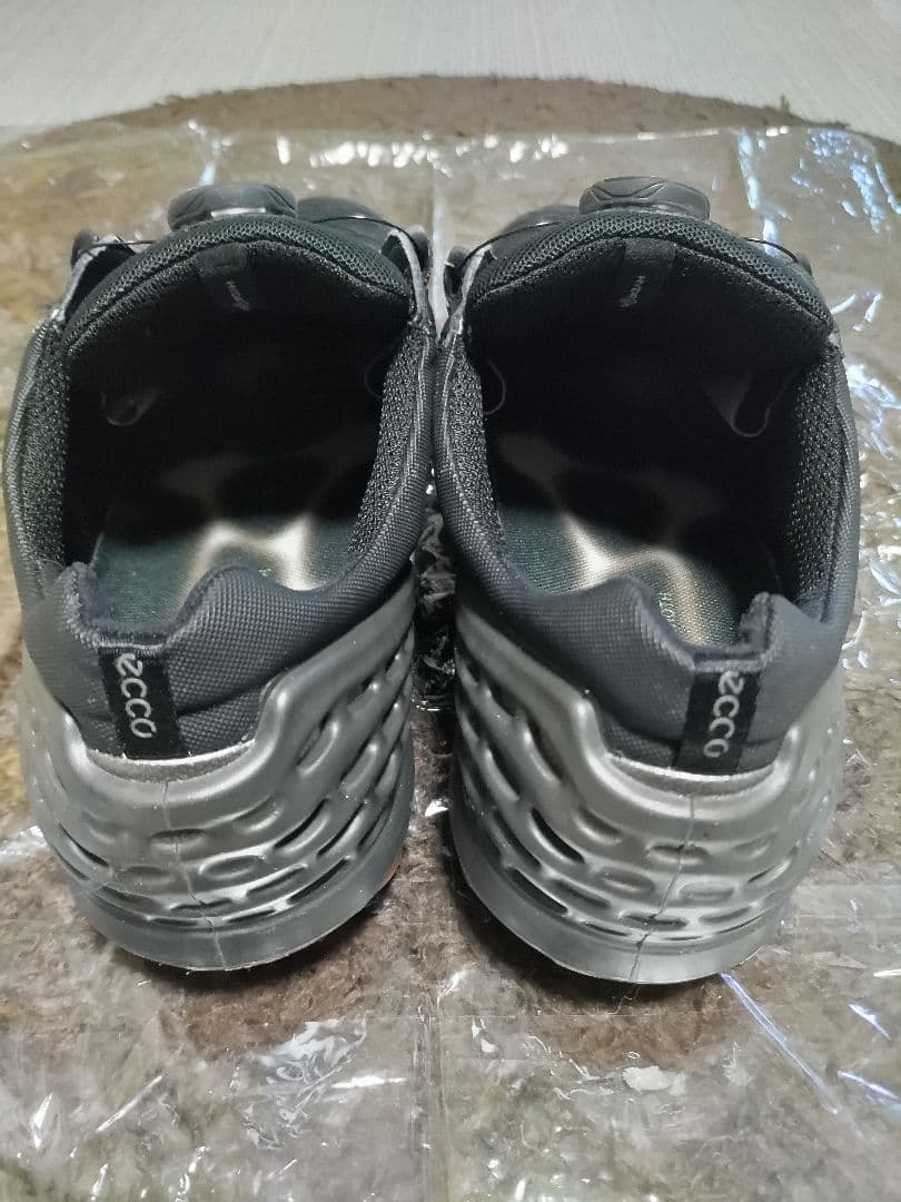 【美品】Ecco ゴルフシューズ BOAシステム ブラック