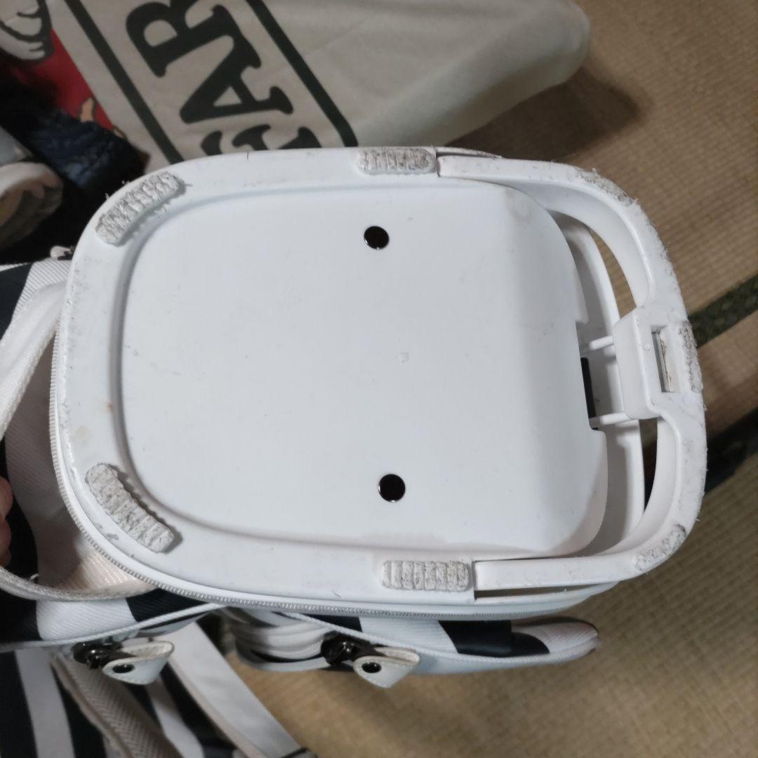 PEARLY GATES ストライプキャディバッグ