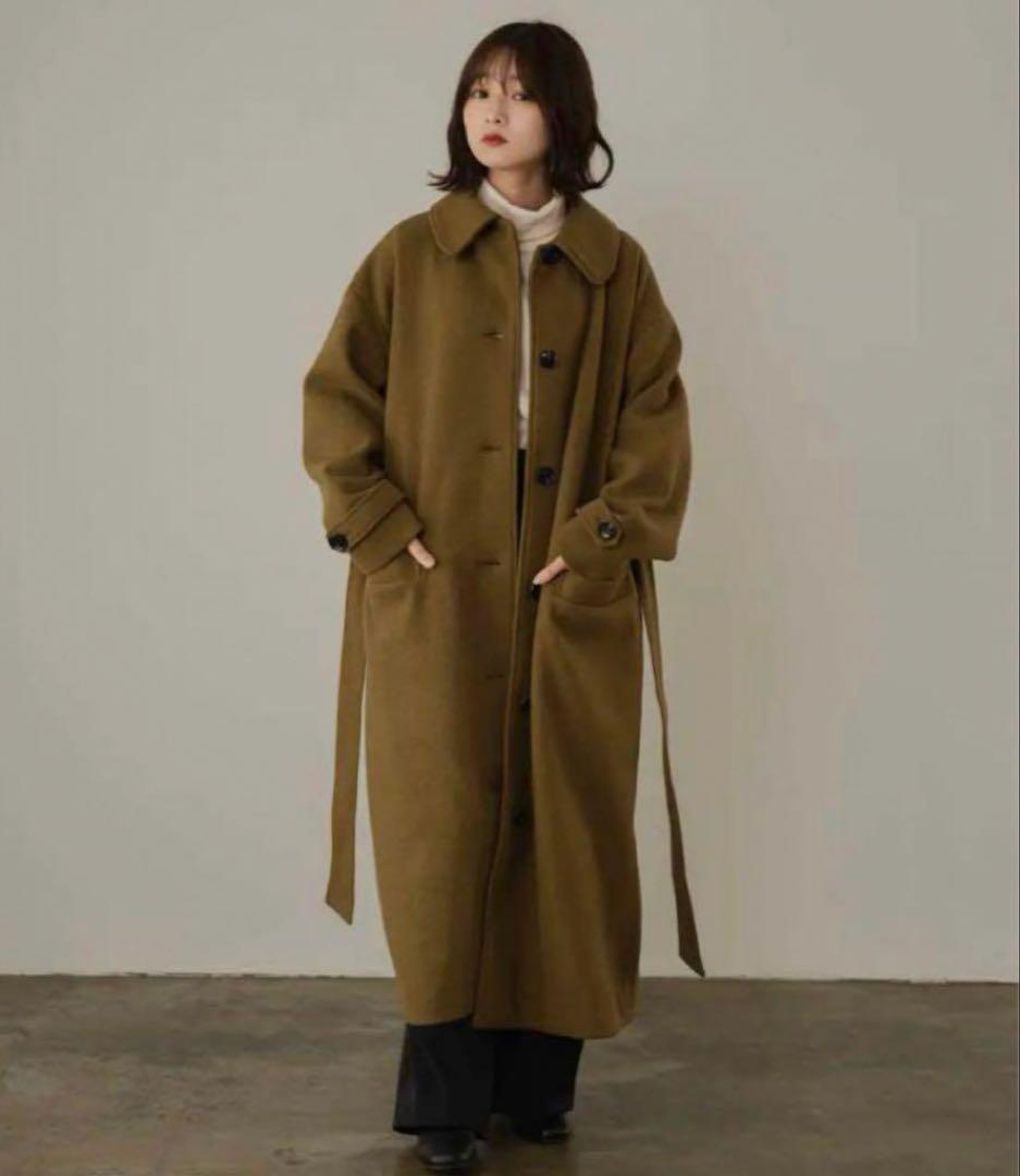 yourmle ロングコート カーキ