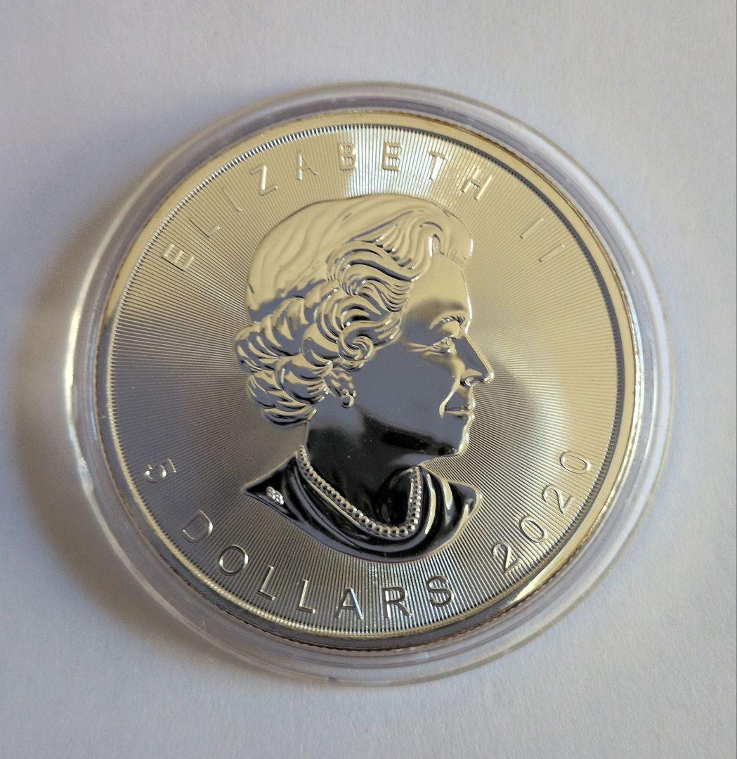 2020年 メイプルリーフ銀貨1オンス