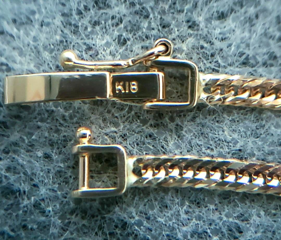 【18金12面トリプル❇ 新品❇】約7,8g✴喜平ネックレス50cm❕証明書付