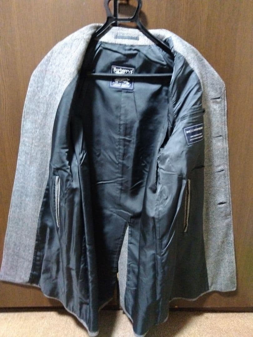 Burberry 70sグレー チェスターコート カシミア