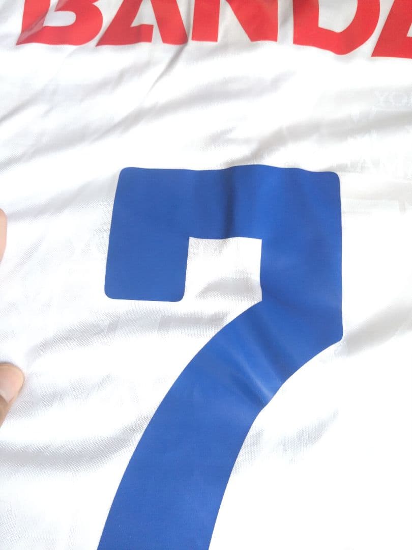 最終価格　横浜フリューゲルス　ANA SATO 7番　サイン入り　PUMA