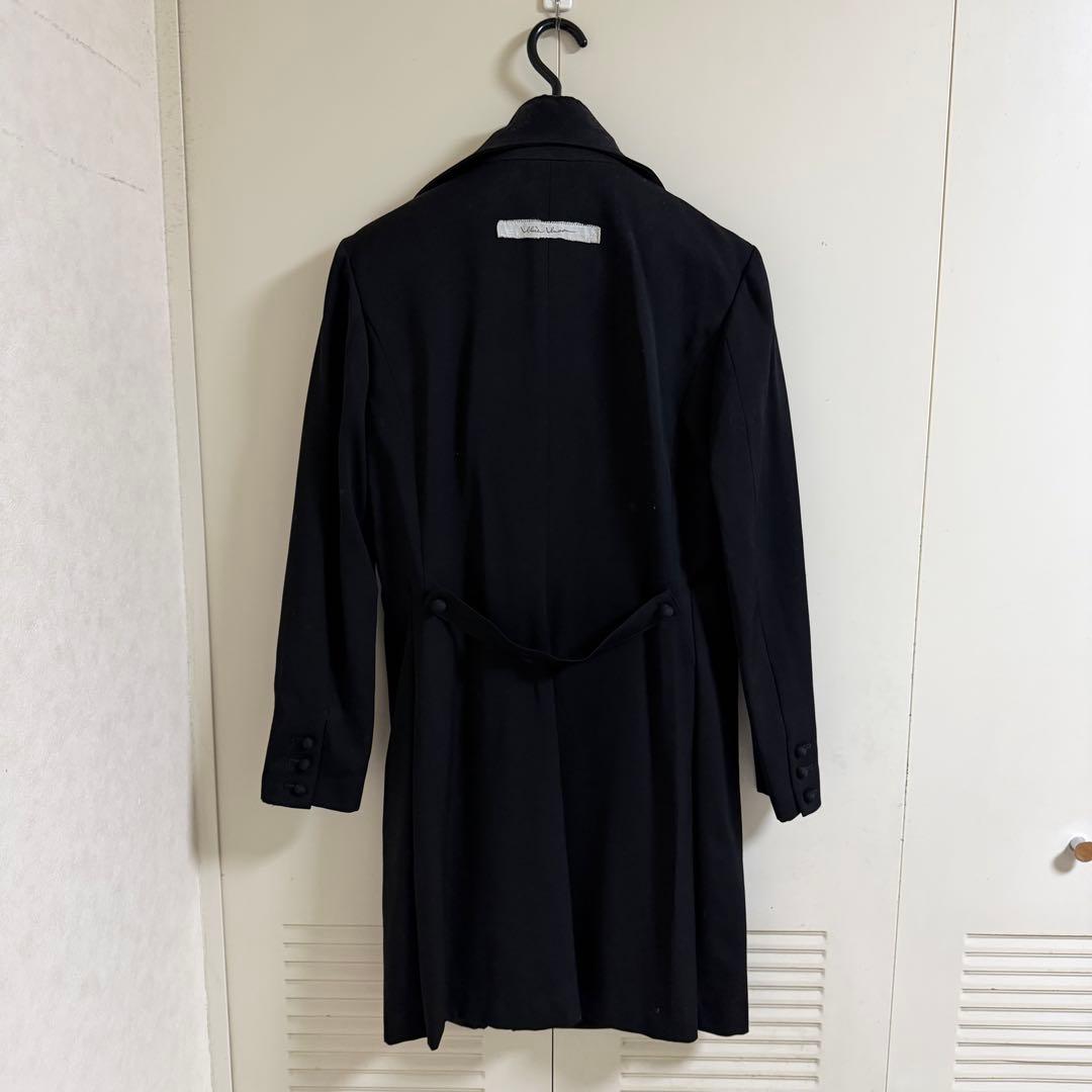 alice auaa ダブルブレスト トレンチコート 黒 メンズ 1