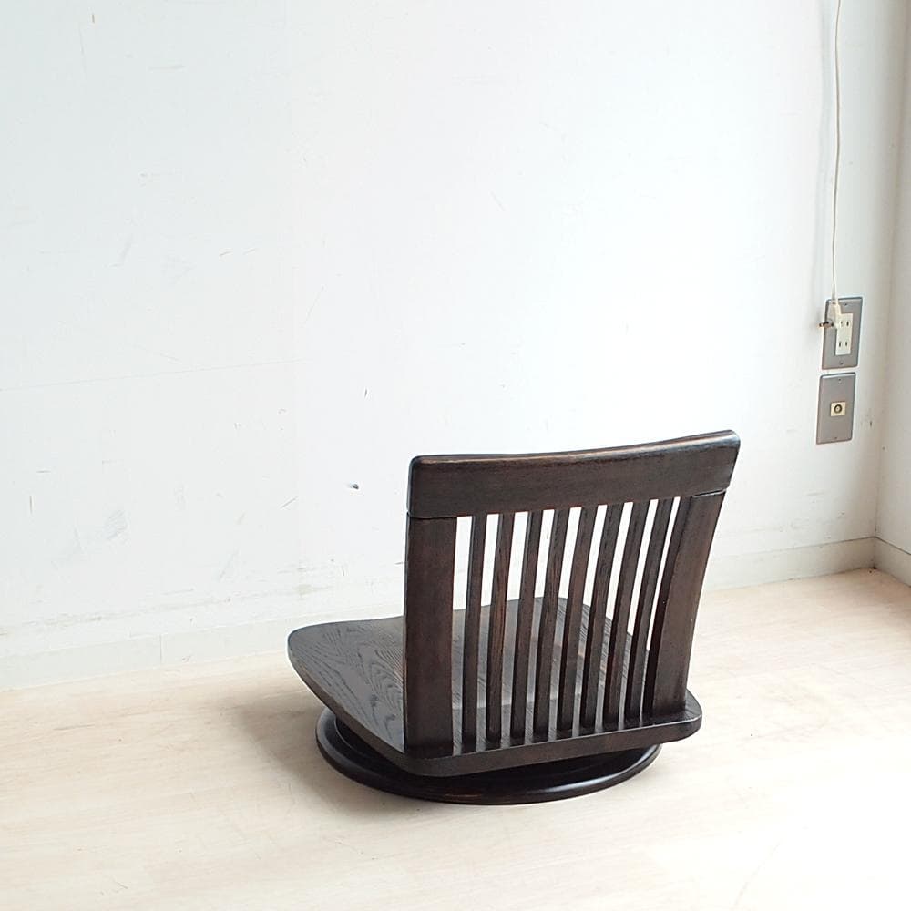 無垢材 回転座椅子 A 和室 和モダン ZR23919