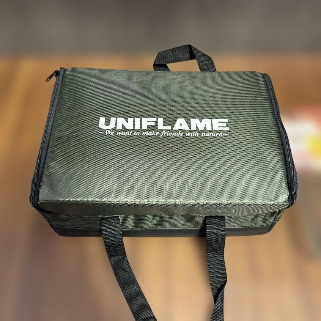 UNIFLAME ユニセラTG III、ウィング網、サイドトレー、収納ケース付き