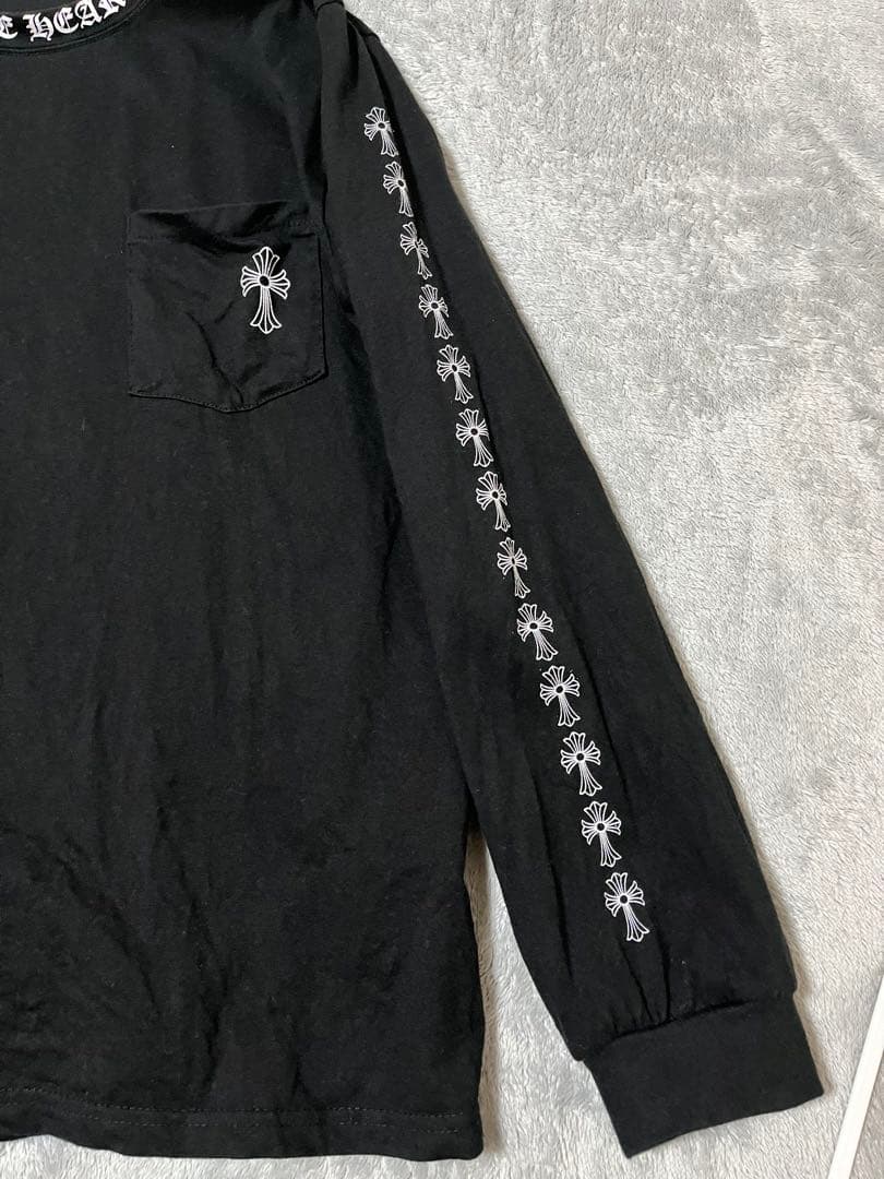 プ*ス様 クロムハーツ長袖Tシャツ 黒