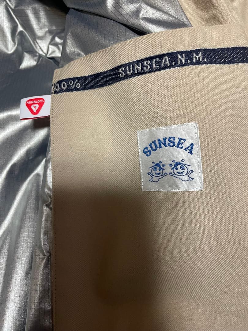 【新品未使用タグ付き】sunsea 『ベージュのコート』(22A29)サイズ3