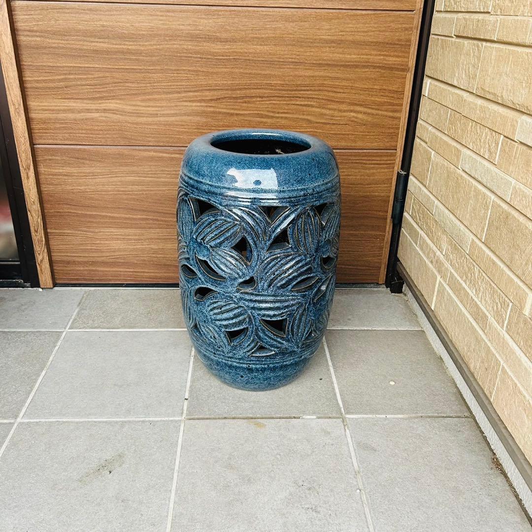 傘立て　陶器