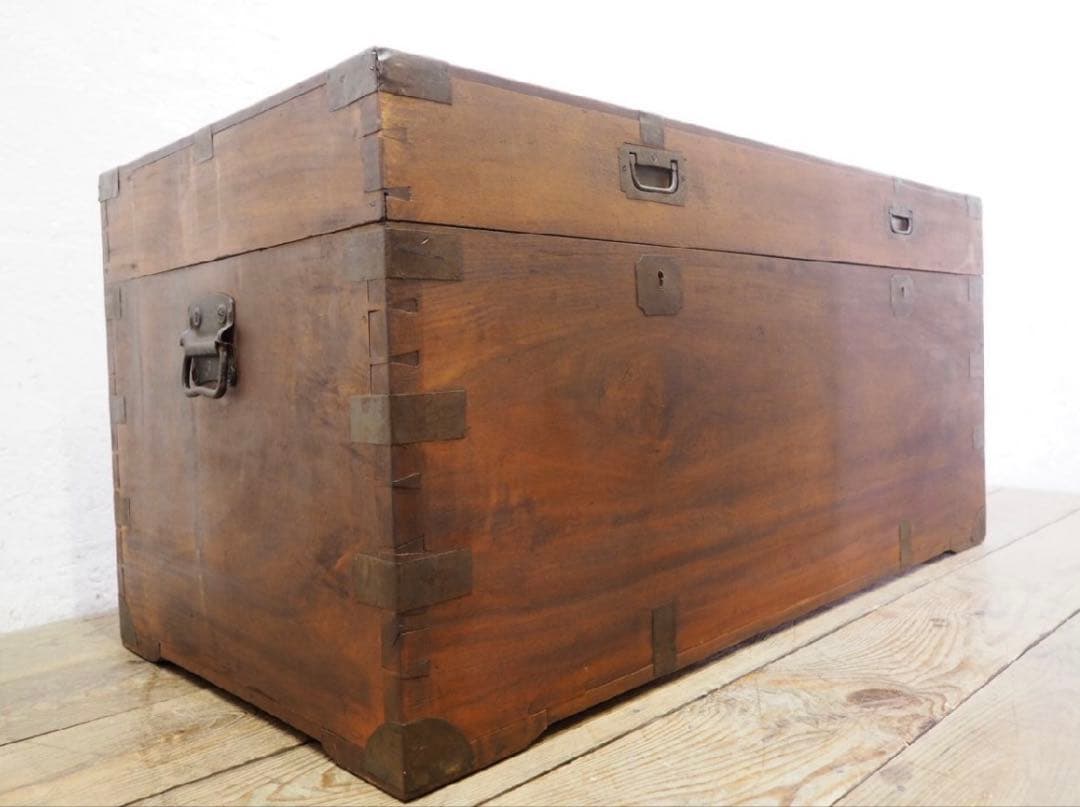 早いもの勝ち！アンティーク　コファ　ブランケットボックス　トランク　ヴィンテージ