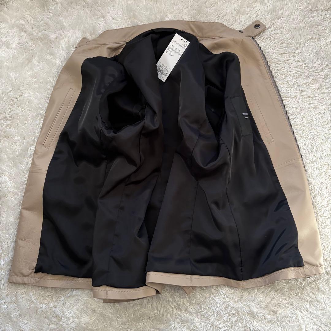 新品　ジョゼフオム　2025年モデル　レザージャケット　ライダースジャケット　L