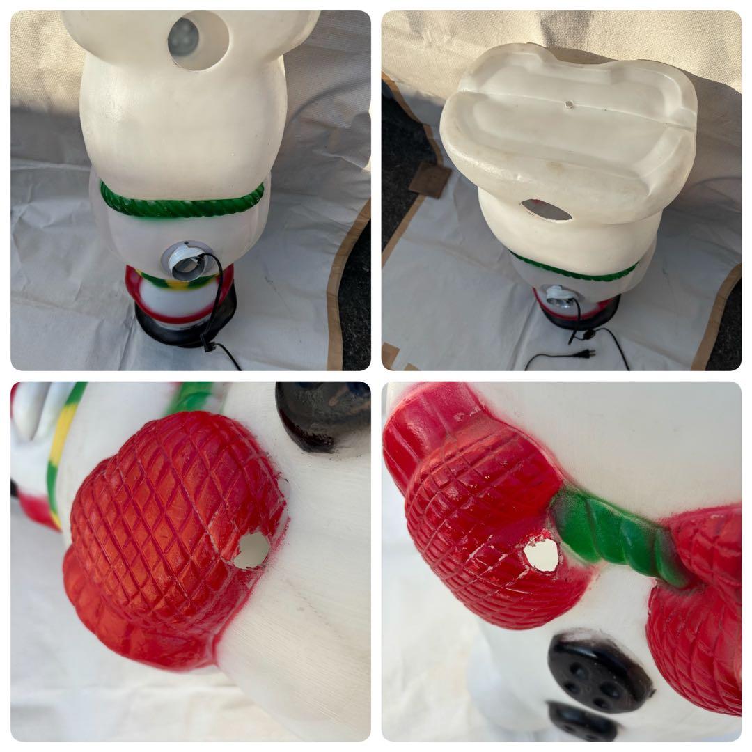 アンティークなクリスマス　ライト　スノーマンブローモールド製　雪だるま70cm