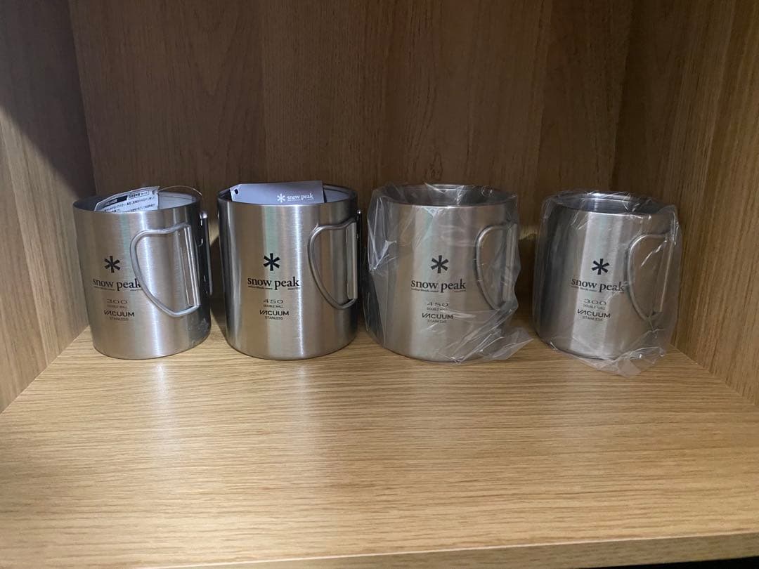スノーピーク　ステンレス真空マグカップ450 3004個セット　凹み　タグ付き