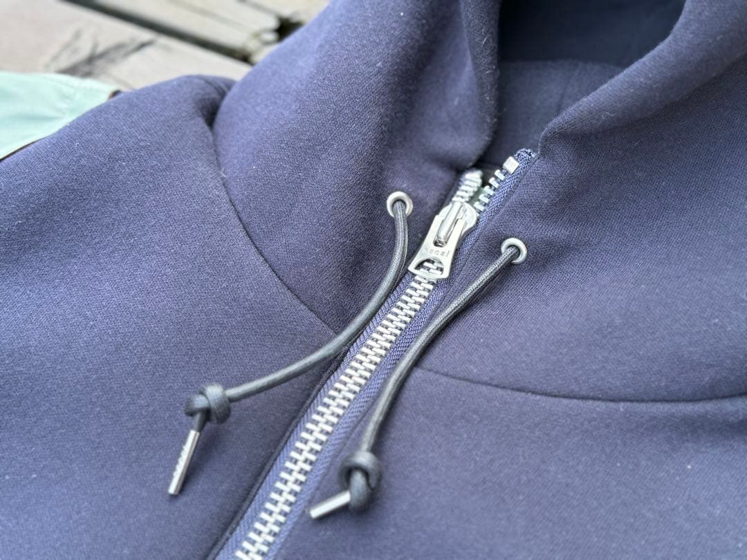 ジャケット・アウター MA-1 Nylon Twill Sleeve Zip-Up Hoodie