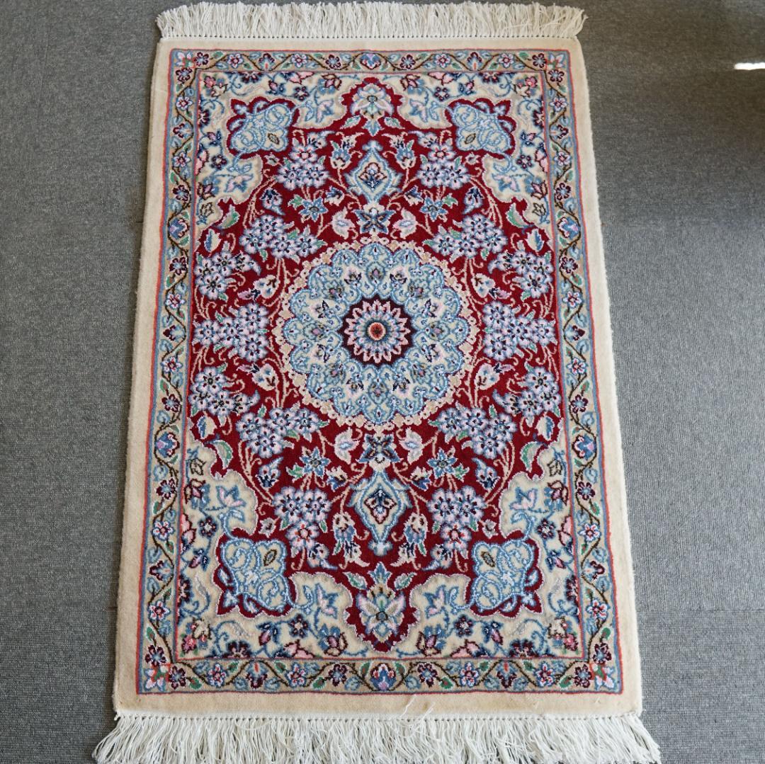 90×62cm　ペルシャ手織り絨毯