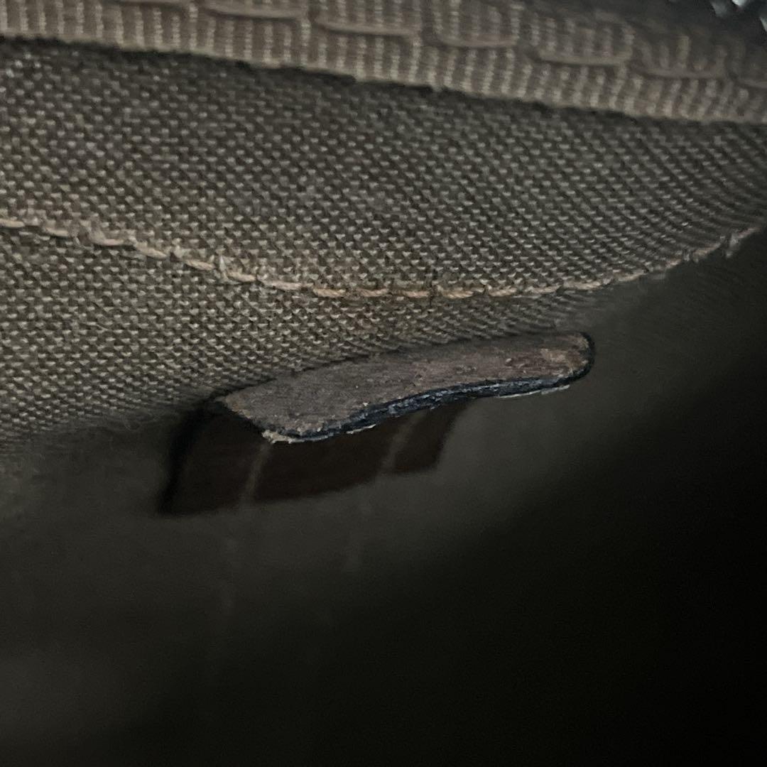 オールドグッチ　シェリーライン　ミニボストン　GGスプリーム　PVC ベージュ