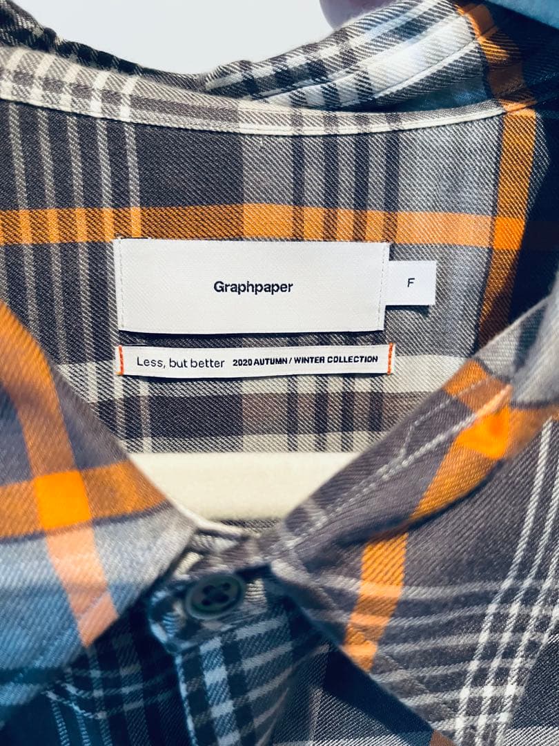 Graphpaper チェック柄シャツ F