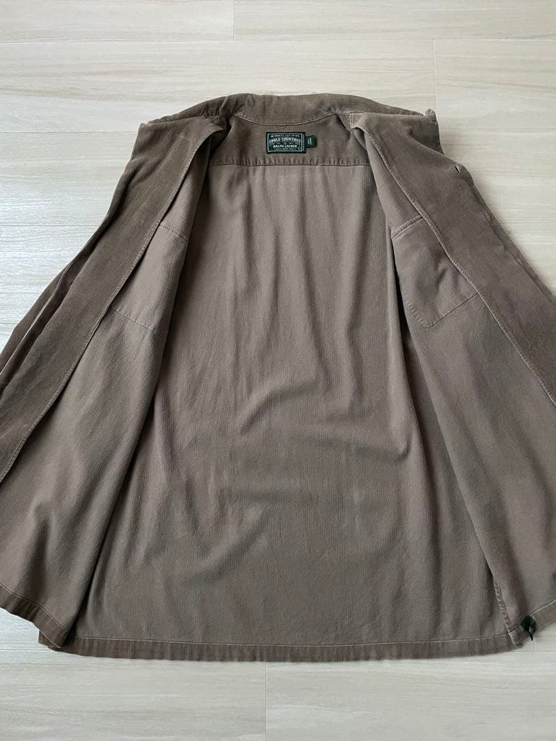 80s ポロカントリー ラルフローレン コーデュロイ ワークシャツ ビンテージ