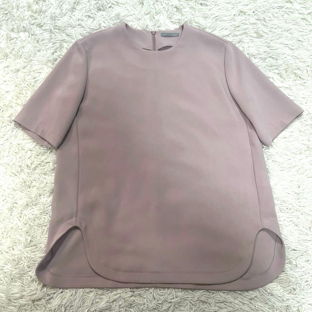 セオリーリュクス セオリー ブラウス くすみピンク 24ss 半袖