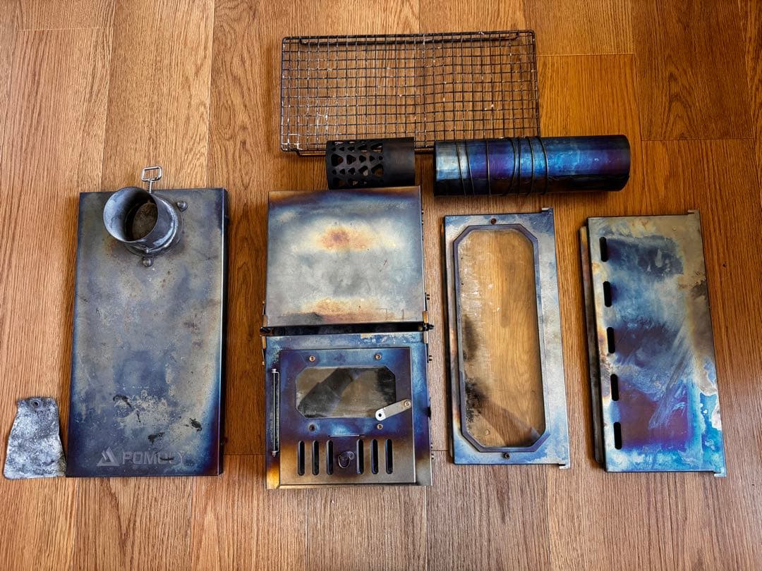 pomoly薪ストーブ チタン