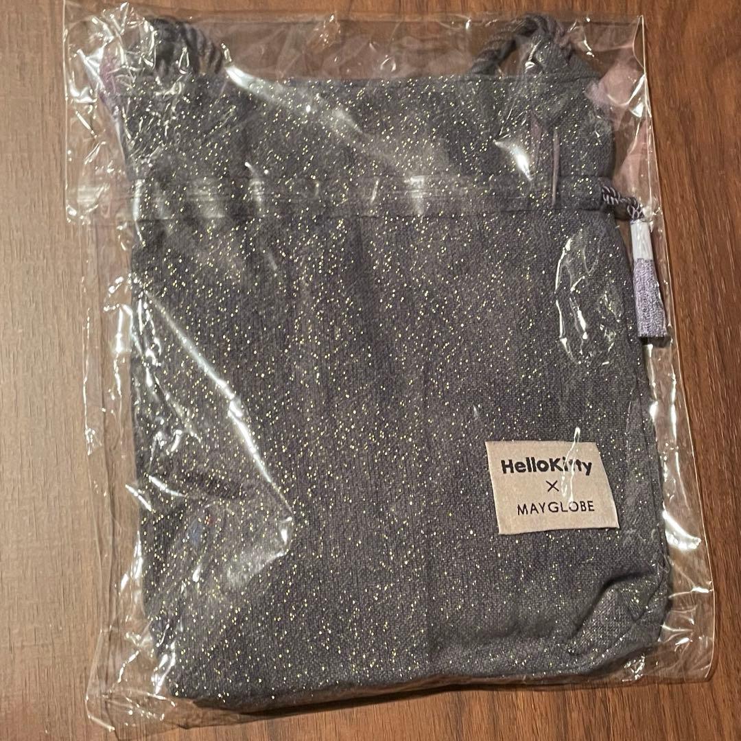 ハローキティ　巾着バッグ　MAY GLOBE