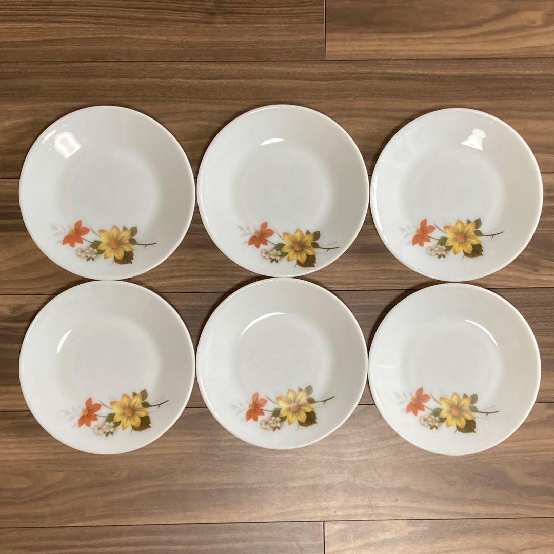 JAJパイレックス オータムグローリーシリーズ ディナープレート 6枚セット