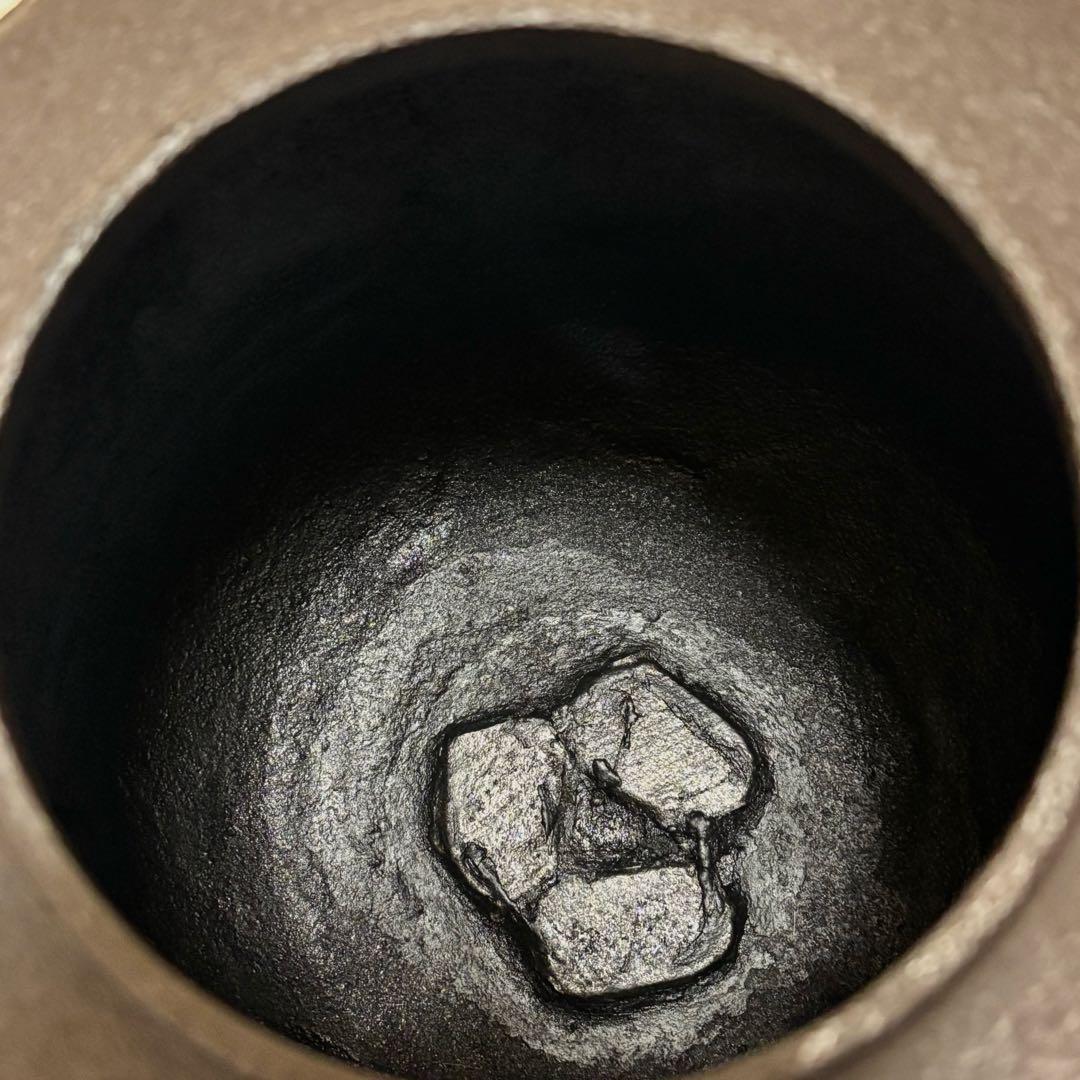 風炉/茶釜/電熱器/唐銅面取風炉/竹地紋筒釜/野々田電熱器/敷板/前瓦/底瓦