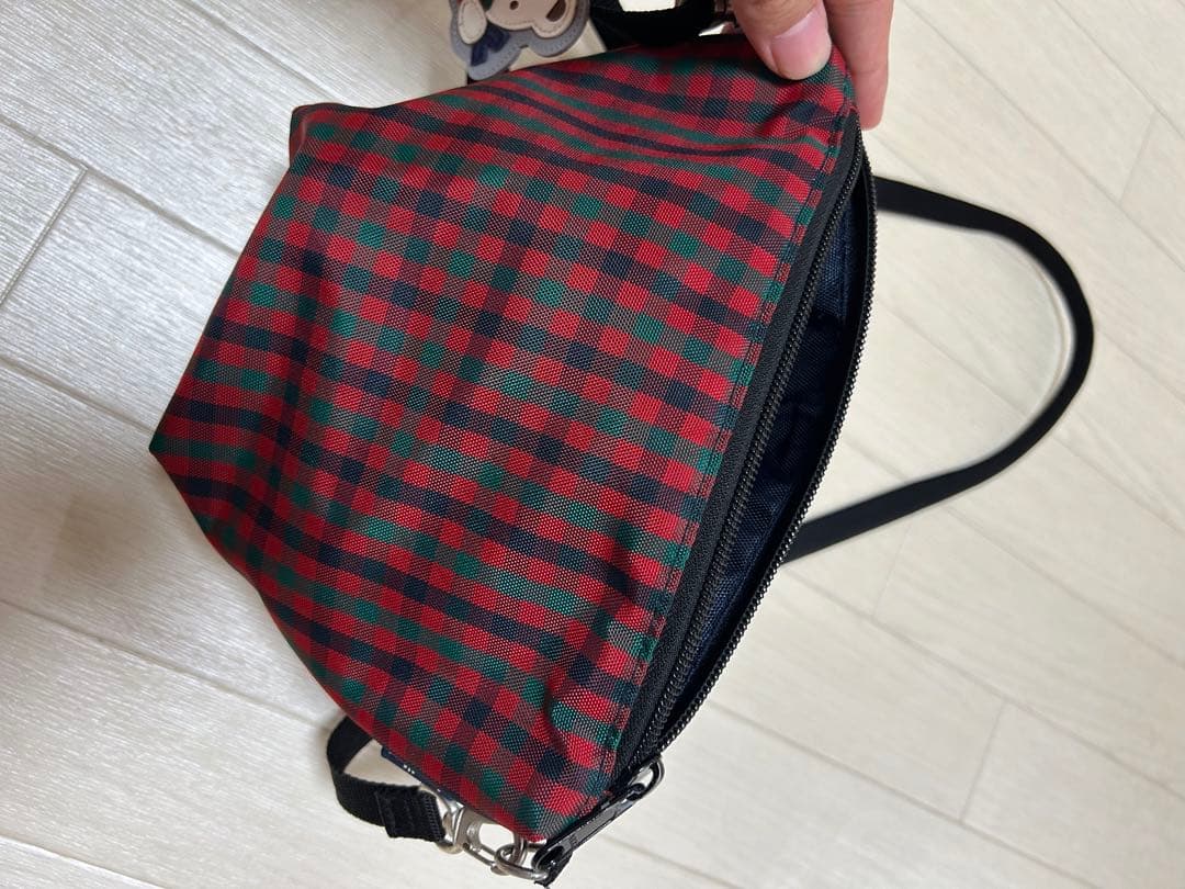 familiar 舟形ポシェット　赤