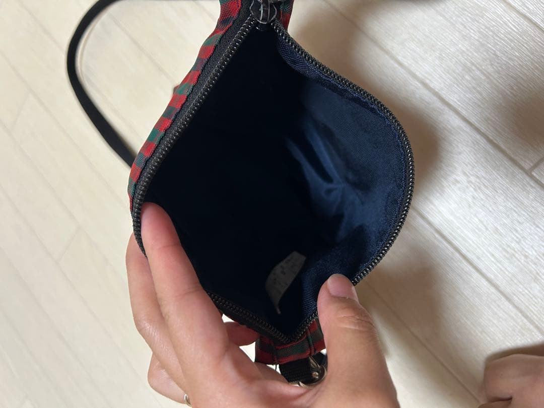 familiar 舟形ポシェット　赤