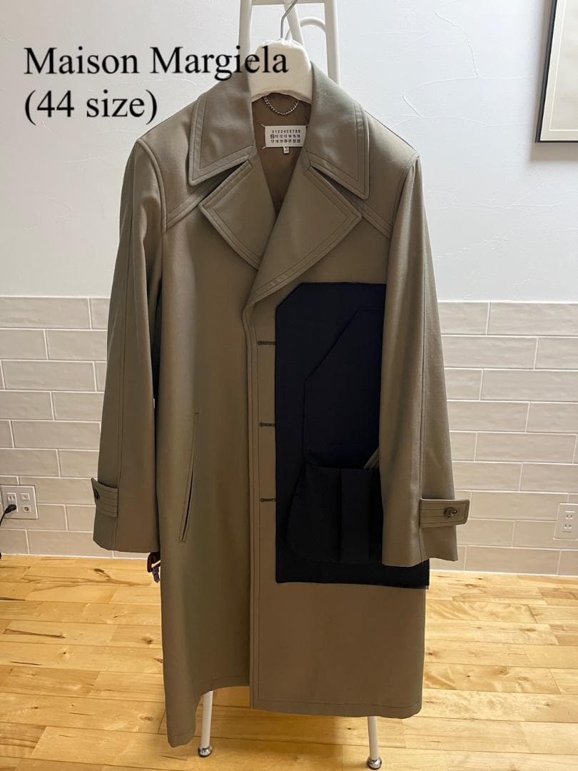 ★最終価格★マルジェラ　メンズトレンチコート　ベージュ　44サイズ