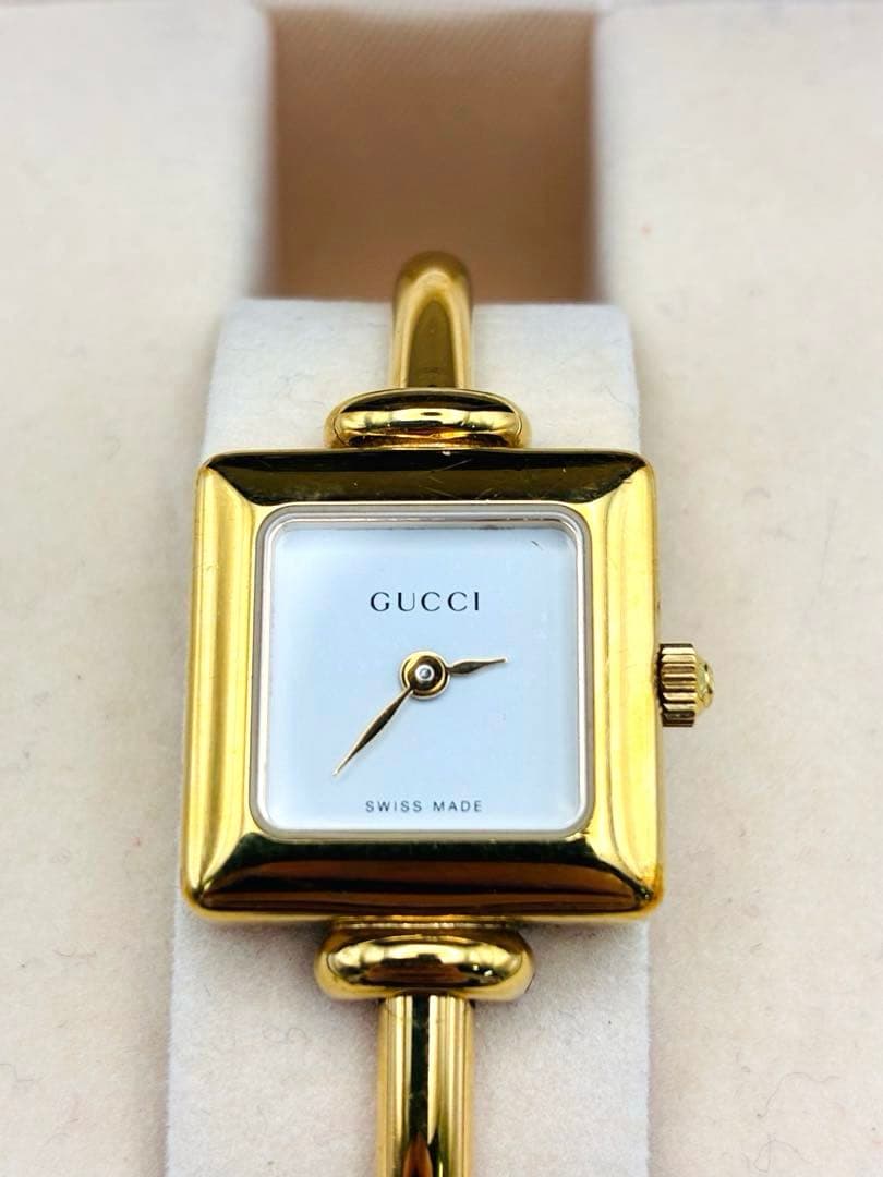 GUCCI 1900Lシリーズ　バングルウォッチ　不動