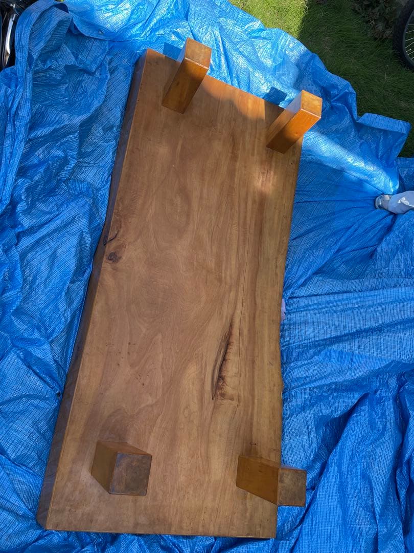 一枚板テーブル　欅　値下げ中