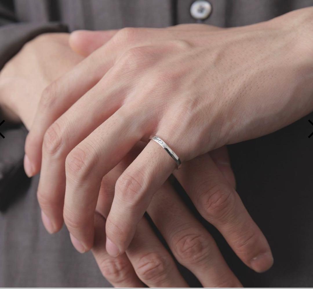 美品GARNIシルバー925 クロッケリーリング 7号