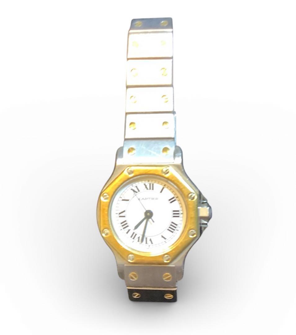 カルティエ　サントスオクタゴン　腕時計　レディース 自動巻き