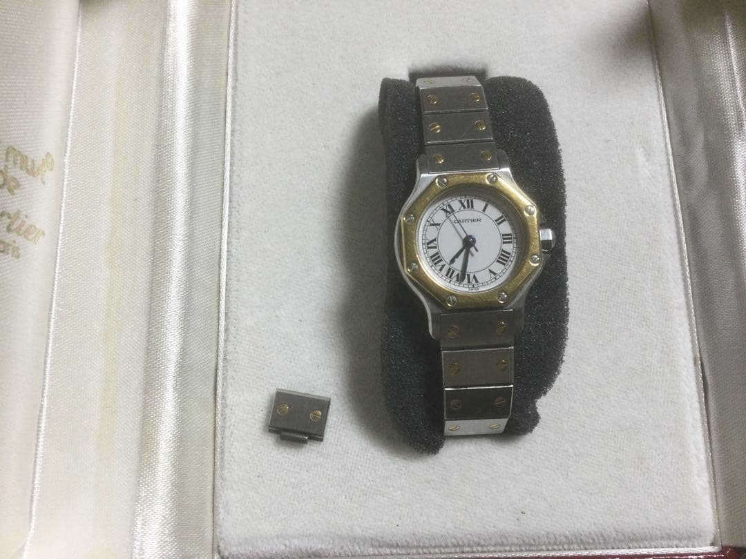 カルティエ　サントスオクタゴン　腕時計　レディース 自動巻き