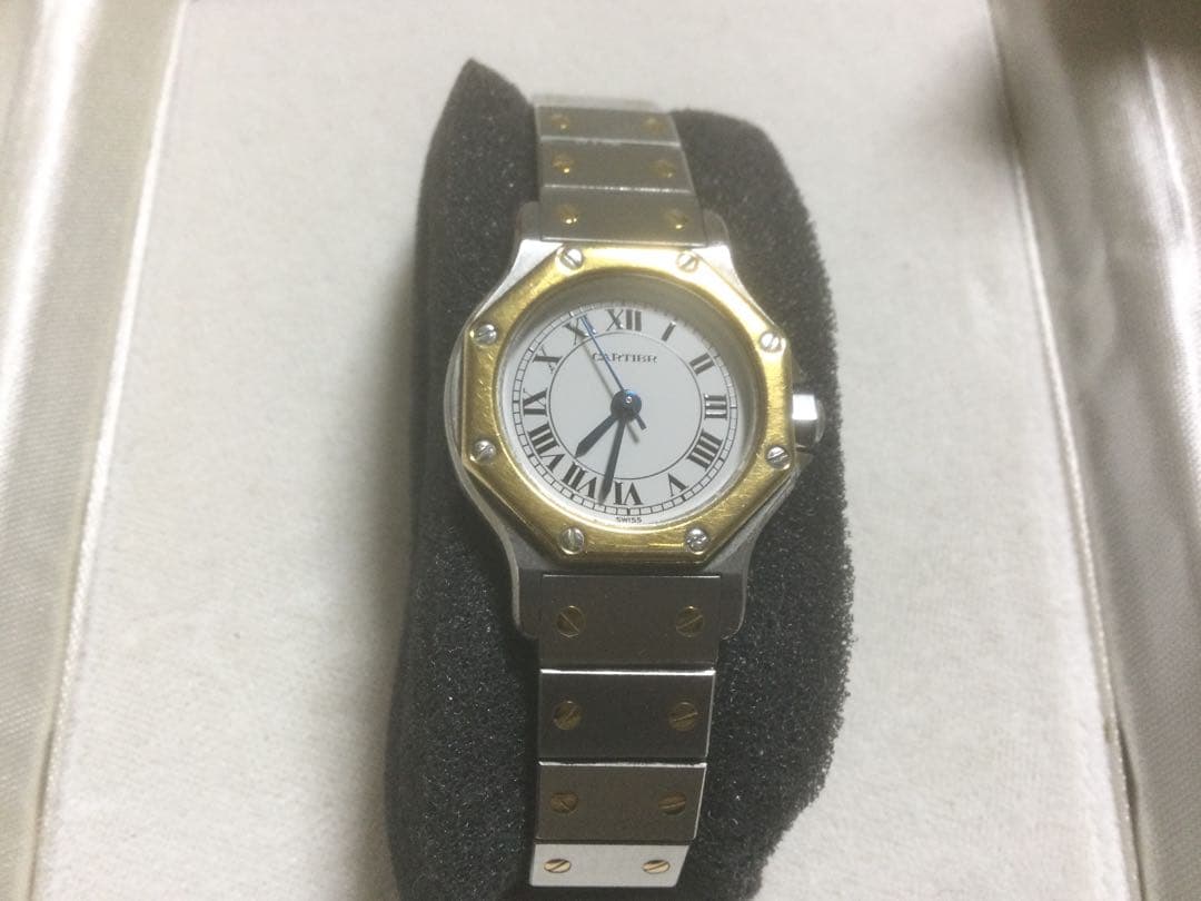 カルティエ　サントスオクタゴン　腕時計　レディース 自動巻き
