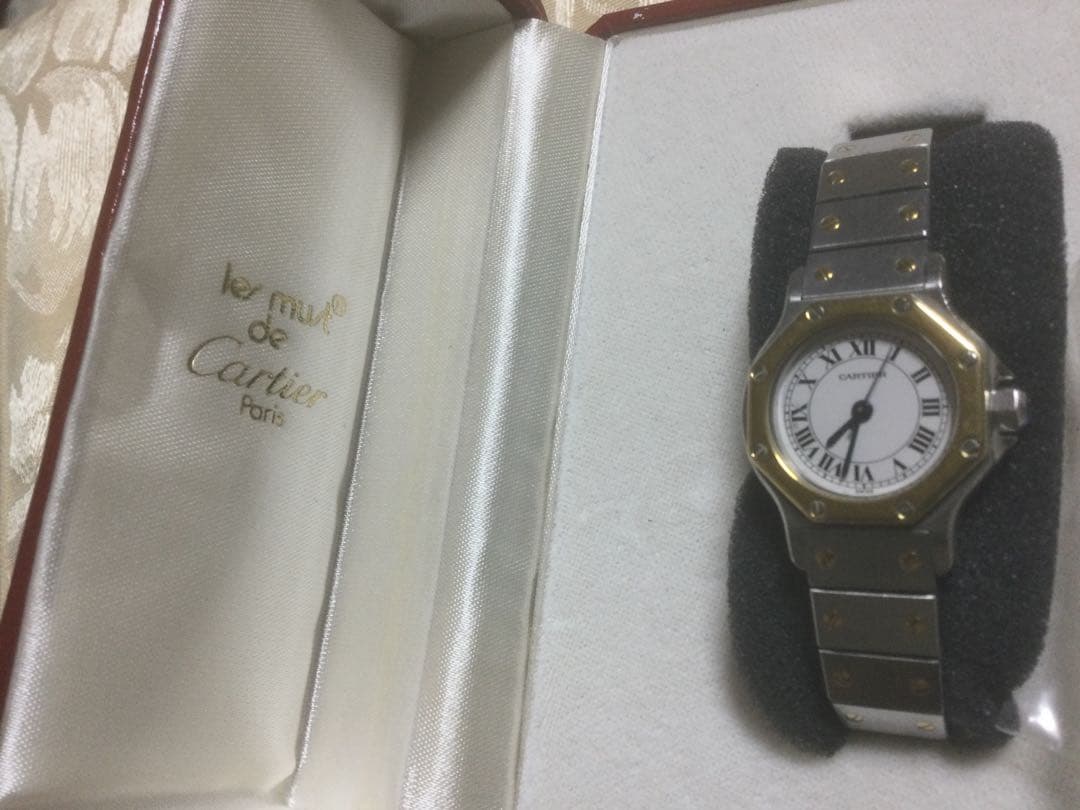 カルティエ　サントスオクタゴン　腕時計　レディース 自動巻き
